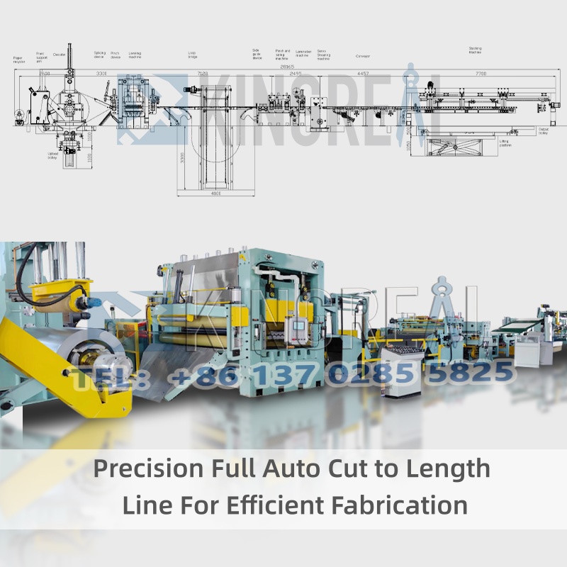 Natančno popolnoma samodejno rezanje na dolžinsko linijo za učinkovito izdelavo