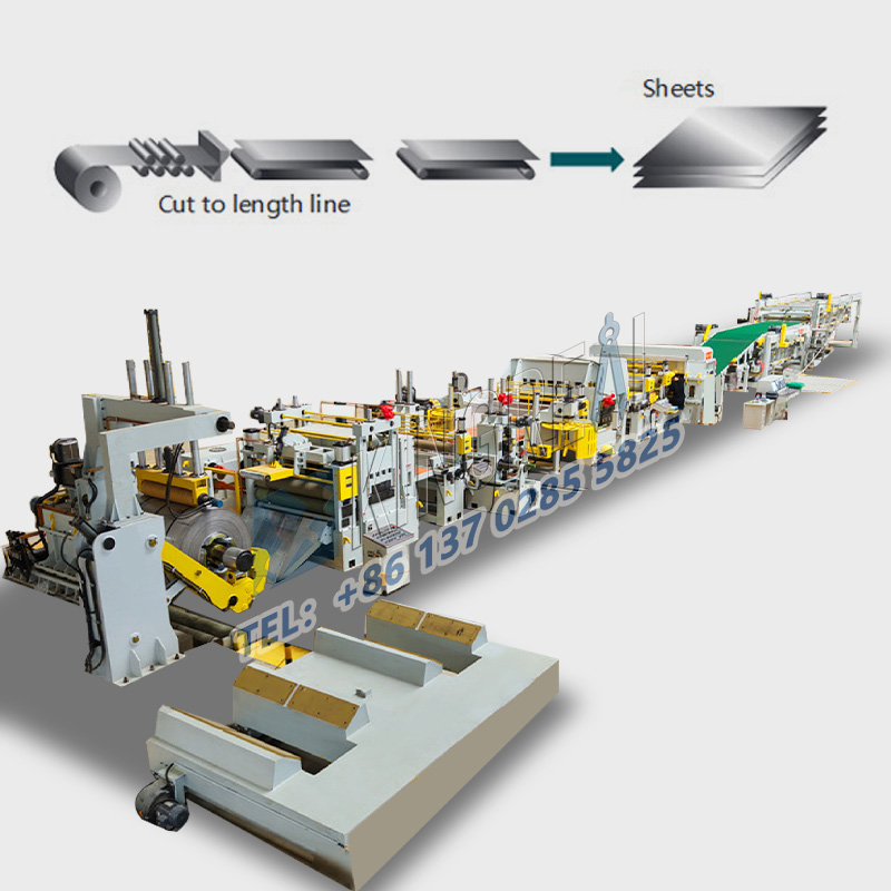 metal cut to length line