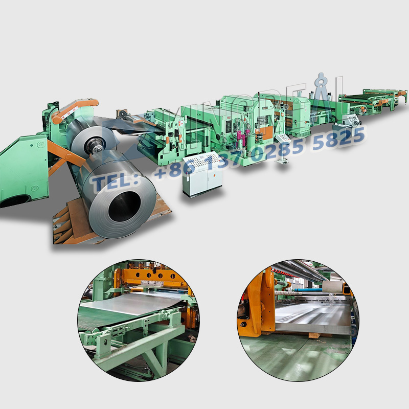 Stroj za rezanje na dolžino srednje velikosti