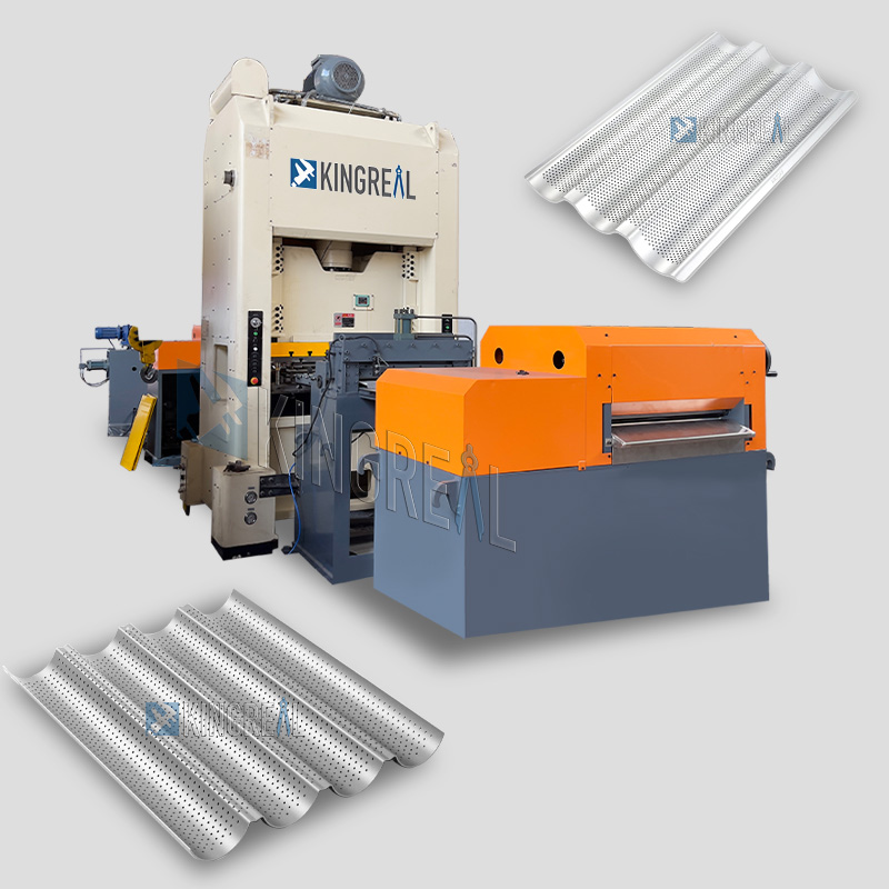 Perforirani stroj za prebijanje kovinskega pladnja za bagete