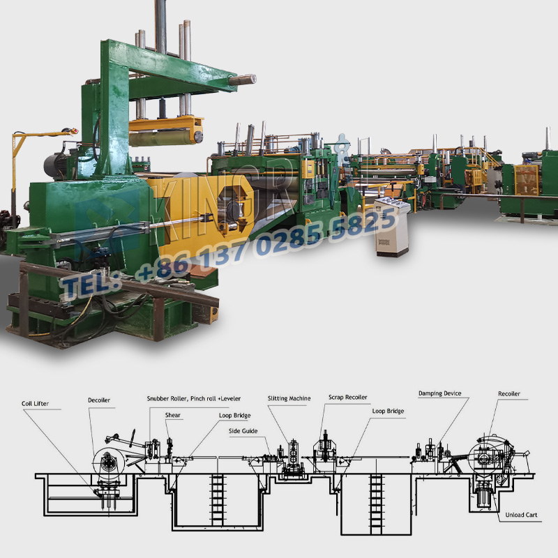 Stroj za rezanje tuljav iz nerjavečega jekla