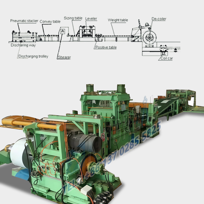 Jekleni stroj za rezanje po dolžini